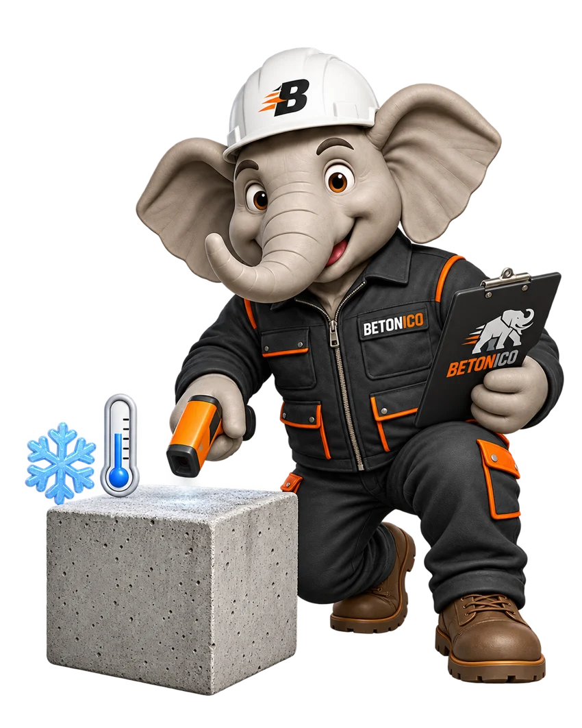 Maskotka Betonico - Beton mrozoodporny