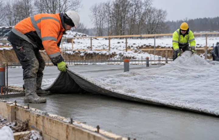 Czy można betonować zimą? Temperatura i organizacja prac